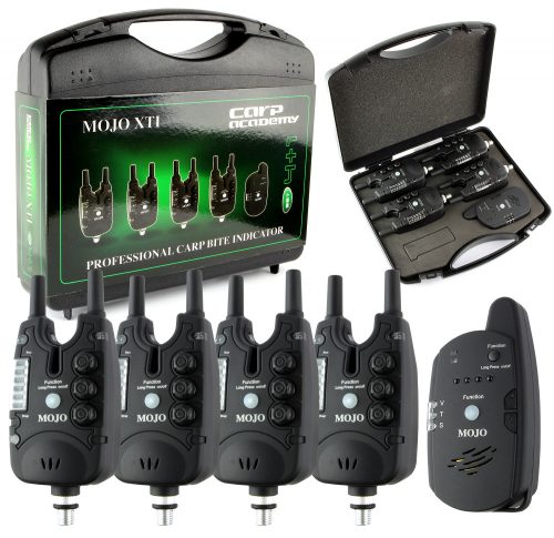 CARP ACADEMY Mojo XTI elektromos kapásjelző 4+1 szett  AKCIÓ -20%