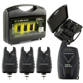 CARP ACADEMY V-Head elektromos kapásjelző 3+1  AKCIÓ -20%