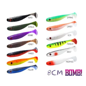 BOMB! Gumihal Rippa / 5db 8cm/CAROT