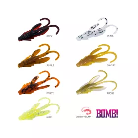 BOMB! Gumihal Nympha / 10db 2,5cm/NEON