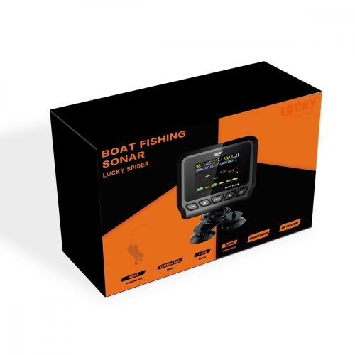 LUCKY SPIDER WIRED FISH FINDER with HOLDER (FOR KAYAK AND BOAT)