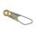 CRALUSSO SLIDING BRASS HEAD SAFETY SNAPFOR FLOAT (6PCS/BAG)