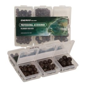 ET RUBBER SHOCK BEAD SET 6 SOFT/HARD GREEN