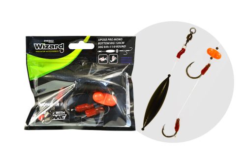 WIZARD MONSTER UPOSE PRO MONO BOTTOM RIG 10G 6/0+8/0 SPECIMEN
