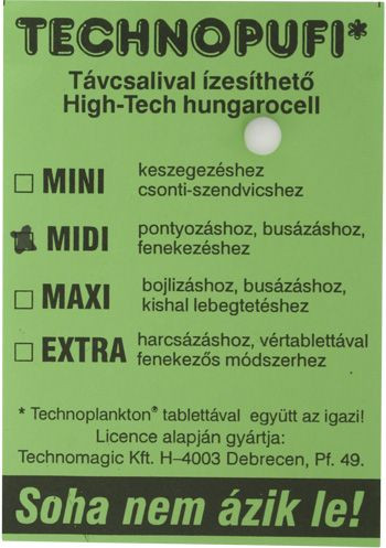 TECHNOPUFI SZÍNES MINI SPECIAL BUSA
