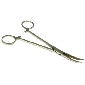 NEVIS Horogkiszedő csipesz 20cm hajlított (3111)