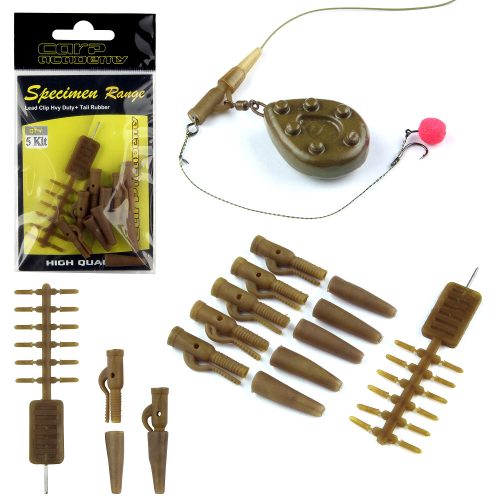 CARP ACADEMY Biztonsági Ólomkapocs - Komplett 10db (356411)