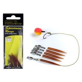   CARP ACADEMY Gyorscsatlakozó szilikoncsővel 5+5db  L  (356417)