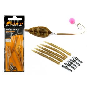 CARP ACADEMY Gyorskapocs szilikoncsővel  XL 5+5db
