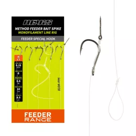 NEVIS Feeder monofil előke csalitüskével 12-es