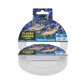   HOOKLINK L&K FLUOROCARBON COATED PREDATOR LEADER, TRANSPARENT, 10M, 0,50MM
