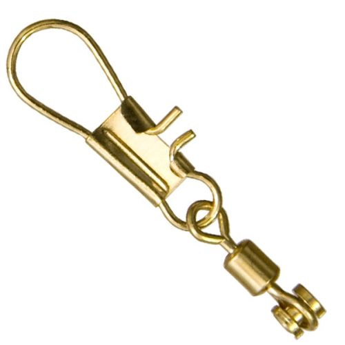 GOLDEN SWIVEL WITH INTERLOCK SNAP M 3PCS/BAG