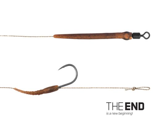 Delphin THE END Skin RIG / 2pcs 20cm/25lbs/#4