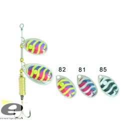 STORK' TANDEM SPINNER, RED-SILVER HOLO 3