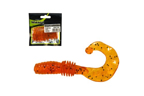 WIZARD HARPEX TWIST EXTRA POPPY-ORANGE 5CM 10PCS/BAG