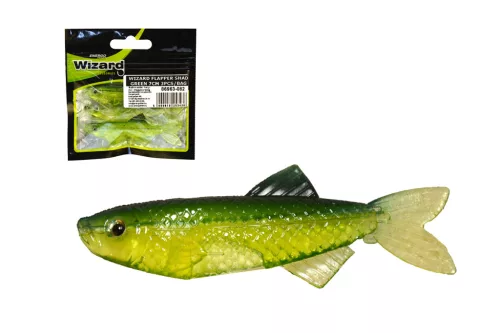WIZARD FLAPPER SHAD RED-BLACK 7CM 3PCS/BAG