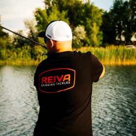 REIVA Reiva Póló 100% pamut Fekete S