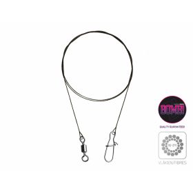   Volfrám huzal BOMB! forgóval és kapoccsal / 20 száll 2db/35cm/11kg