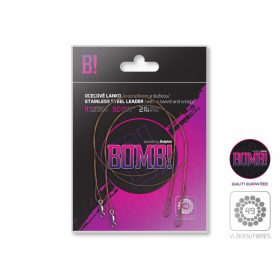   Acélhuzal BOMB! forgóval és füllel / 49 száll 2db/60cm/14kg