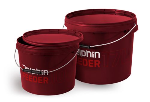 Round bucket with lid Delphin FEEDER 10l