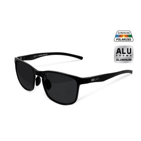 Polarized sunglasses Delphin SG BLACK black lenses 