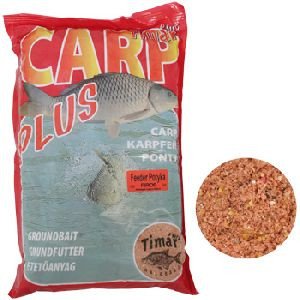 TIMÁR MIX CARP PLUS FEEDER POTYKA PIROS 1KG