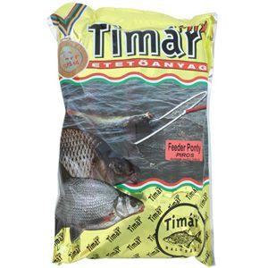 TIMÁR MIX CARP PLUS FEEDER POTYKA PIROS 1KG