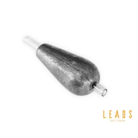Delphin LEADS Pear with a tube / 5pcs 7g