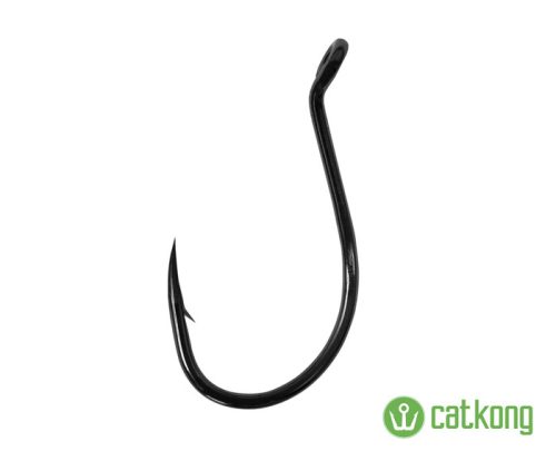 Catfish single hook CATKONG SuPOWER / 4pcs 6/0 BEND-O