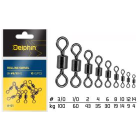 Rolling Swivel A-01/10db, BN/2