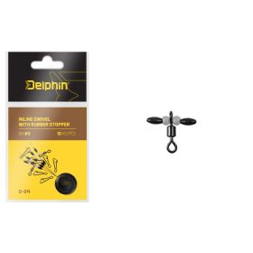 Delphin Inline swivel with rubber stopper