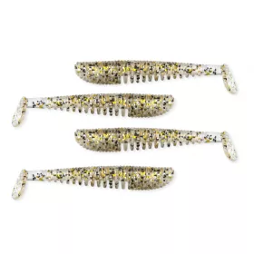  NEVIS Impulse Shad 10cm 4db/cs (Salt and Pepper)  AKCIÓ -50%