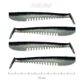 NEVIS Impulse Shad 10cm 4db/cs (Bleak)  AKCIÓ -50%