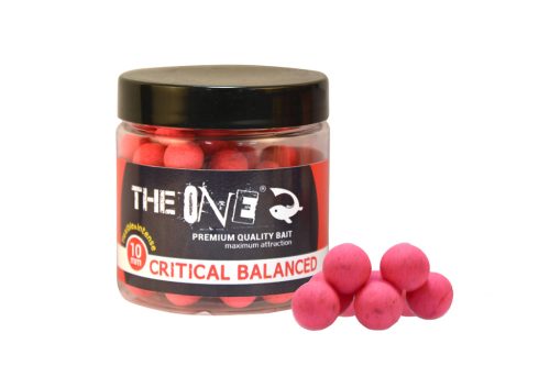 THE ONE CRITICAL BALANCED HOOKBAIT STRAWBERRY&MUSSEL 10 MM BLACK - PINK 50 GR