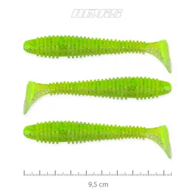NEVIS Swinger 9,5cm 3db/cs (Flash Chartreuse)  AKCIÓ -30%
