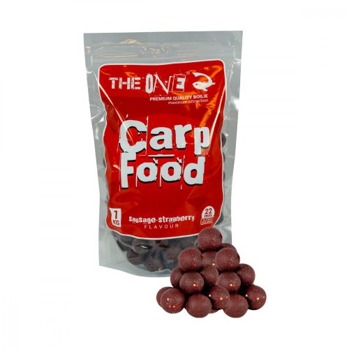THE ONE CARP FOOD RED SOLUBLE BOILIE 22MM