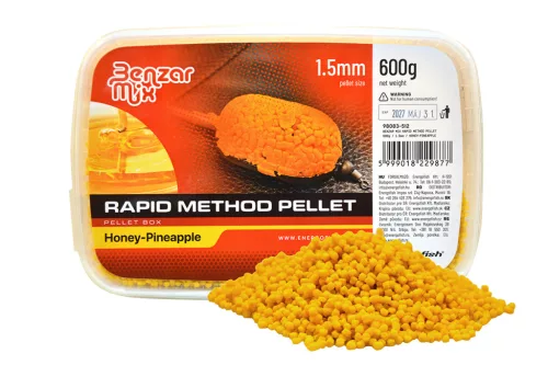 BENZAR RAPID METHOD PELLET MÉZ&ANANÁSZ 3,5MM 600GR