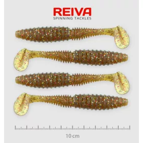 REIVA Zander Power Shad 10cm 4db/cs (Crayfish)