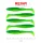 REIVA Zander Power Shad 8cm 5db/cs (Poison Green)