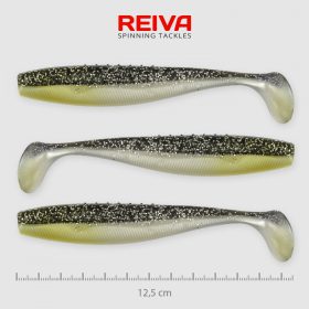 REIVA Flat Minnow shad 12,5cm 3db/cs (Moonshine Bleak)