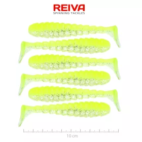 REIVA Reiva Stream Shad 10cm (Flash Lemonade)