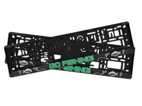 Rendszámtábla tartó 3D Delphin GoFishing! / 2db