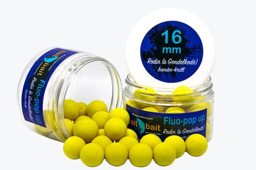 BAIT BAIT FLUO POP UP 12mm - RODIN (BANÁN-KRILL)