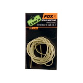 FOX Edges Hook Silicone Size 10-7 - trans khaki x 1.5m