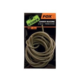 FOX Edges Leader Silicone 0.5mm - trans khaki x 1.5m
