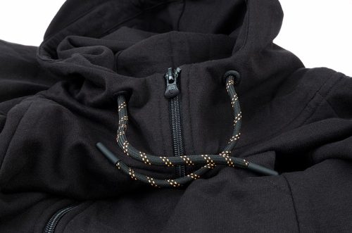 FOX COLLECTION BLACK / ORANGE LW HOODIE - S