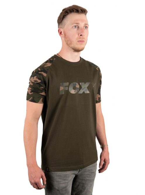 Camo sleeve T XL FOX  Raglan Khaki 