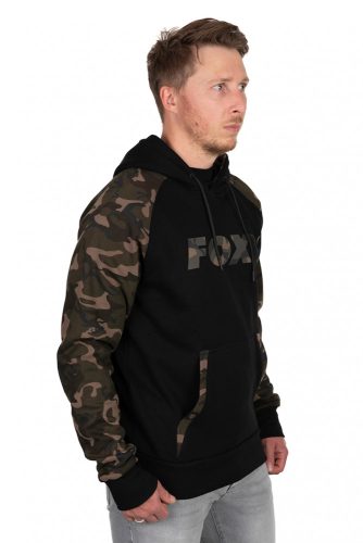 FOX BLACK/CAMO RAGLAN HOODY #XL