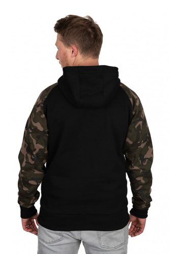 FOX BLACK/CAMO RAGLAN HOODY #XL