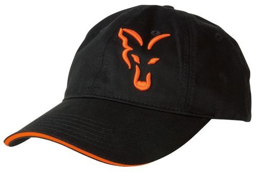 Fox black / Orange baseball cap